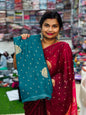 Azrak Multi Chiffon Sarees