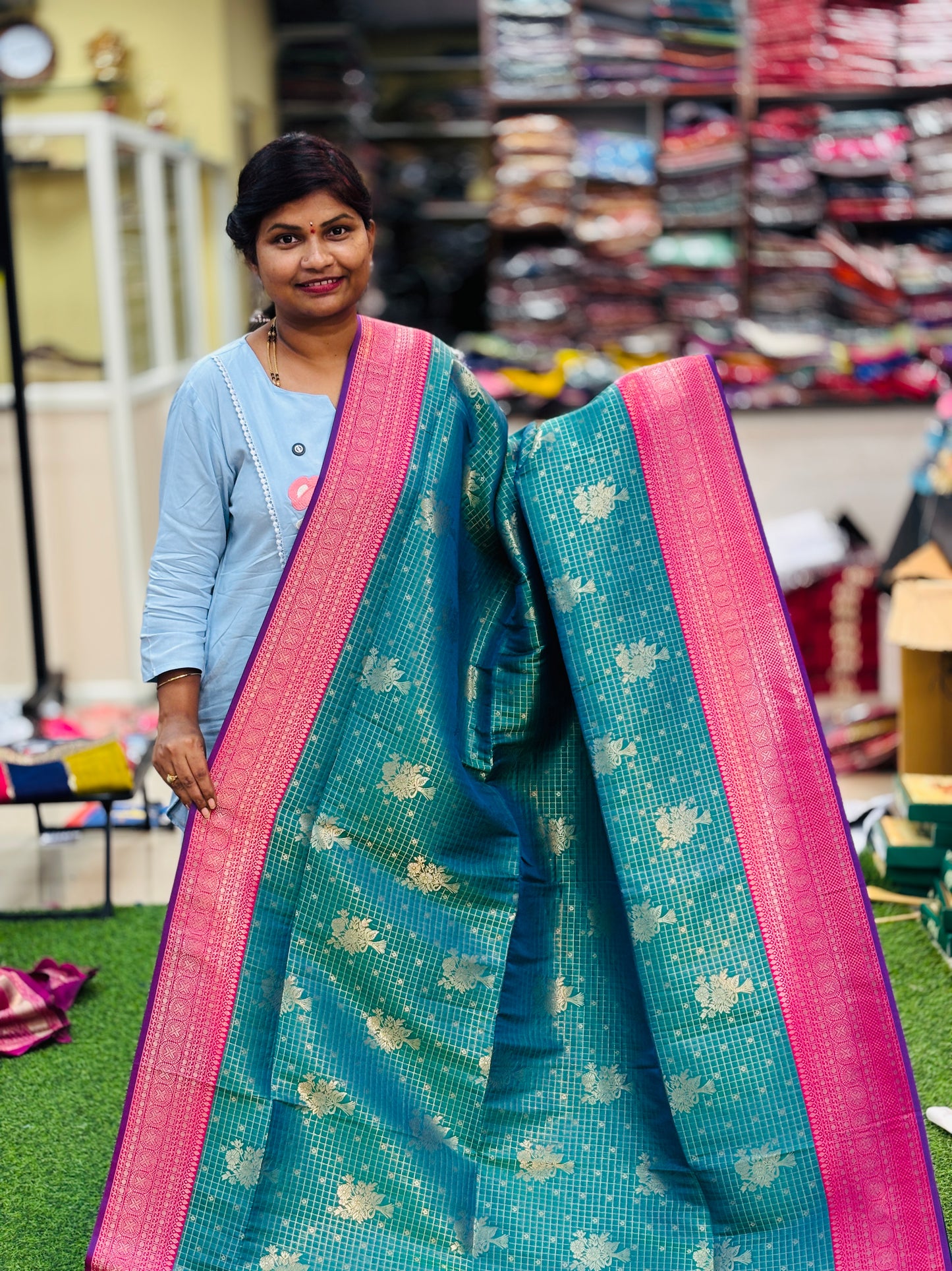 Semi Kanchi Pattu Sarees