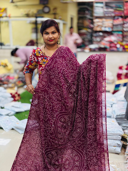 Azrak Chiffon Sarees