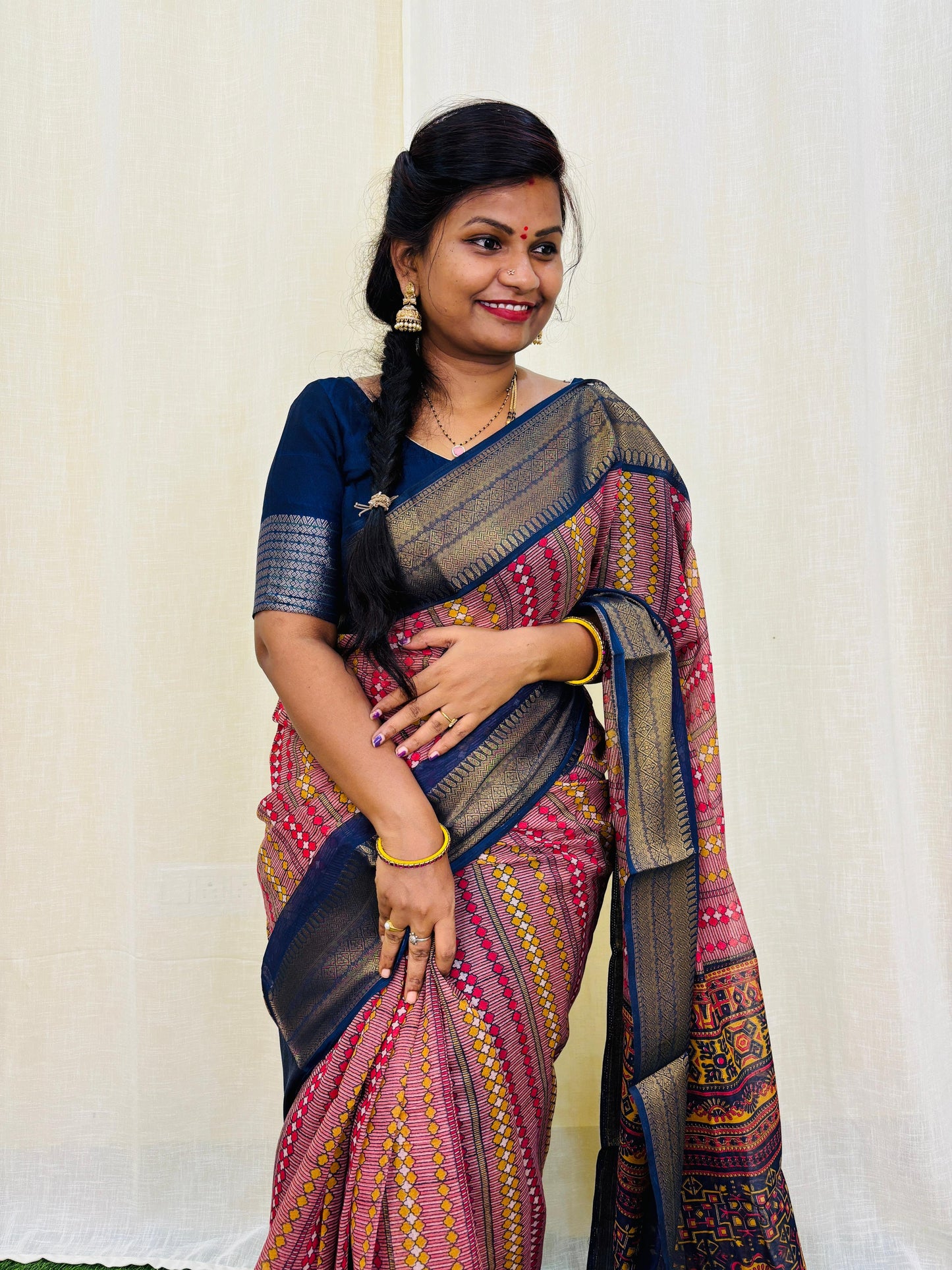Spun Crepe silk