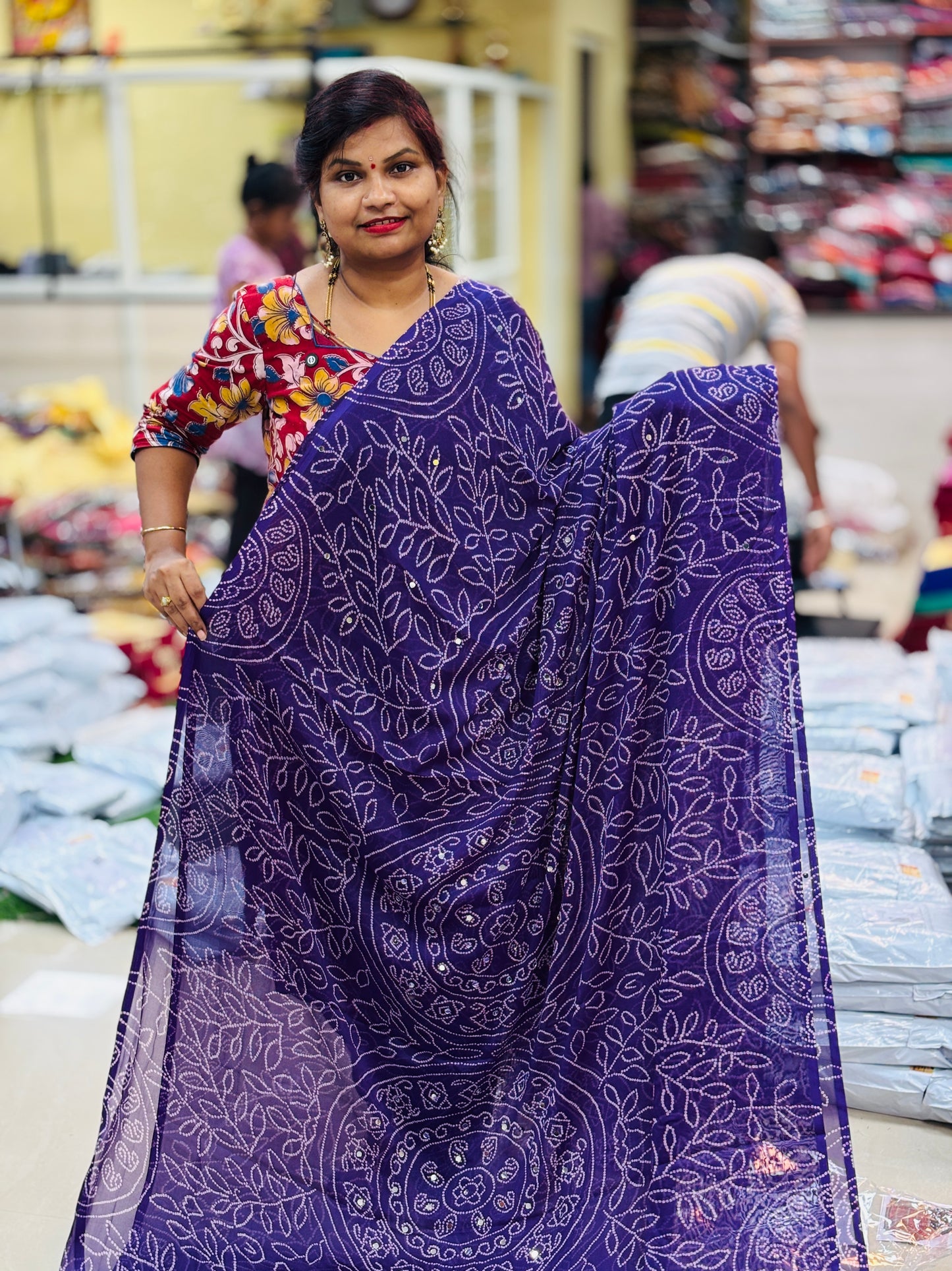 Azrak Chiffon Sarees