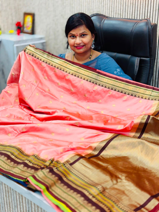 Semi Kanchi Patola sarees  Contrast borders