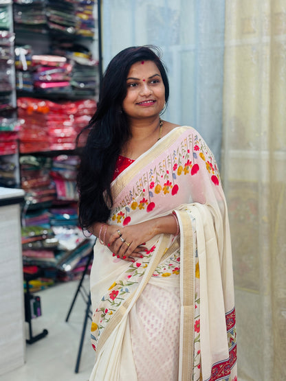 Chiffon Georgette Saree
