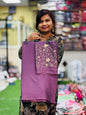 Plain Space Designer Sarees