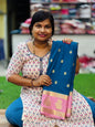 Semi Mysore Crepe Sarees