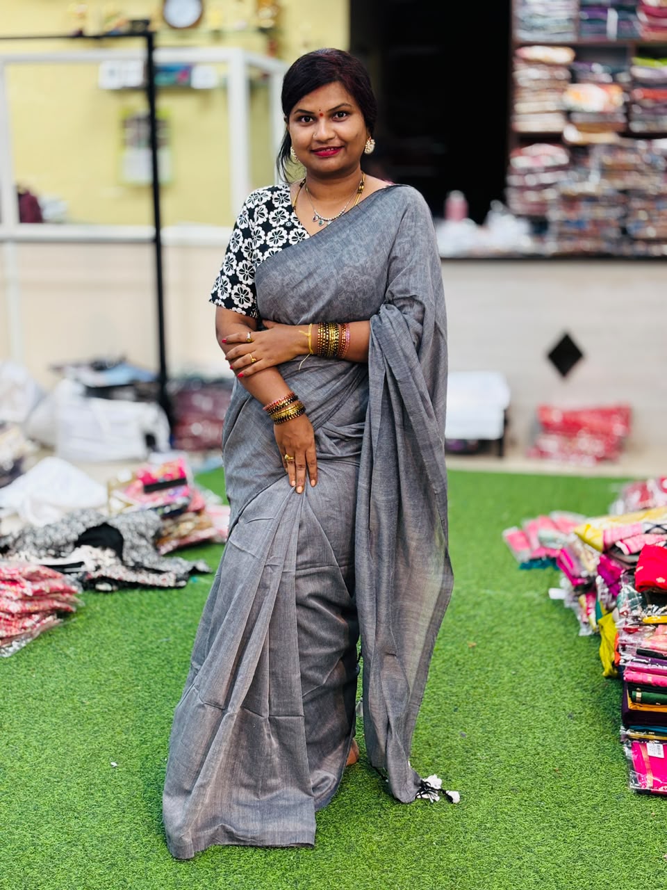 Mal Khadi Cotton Sarees