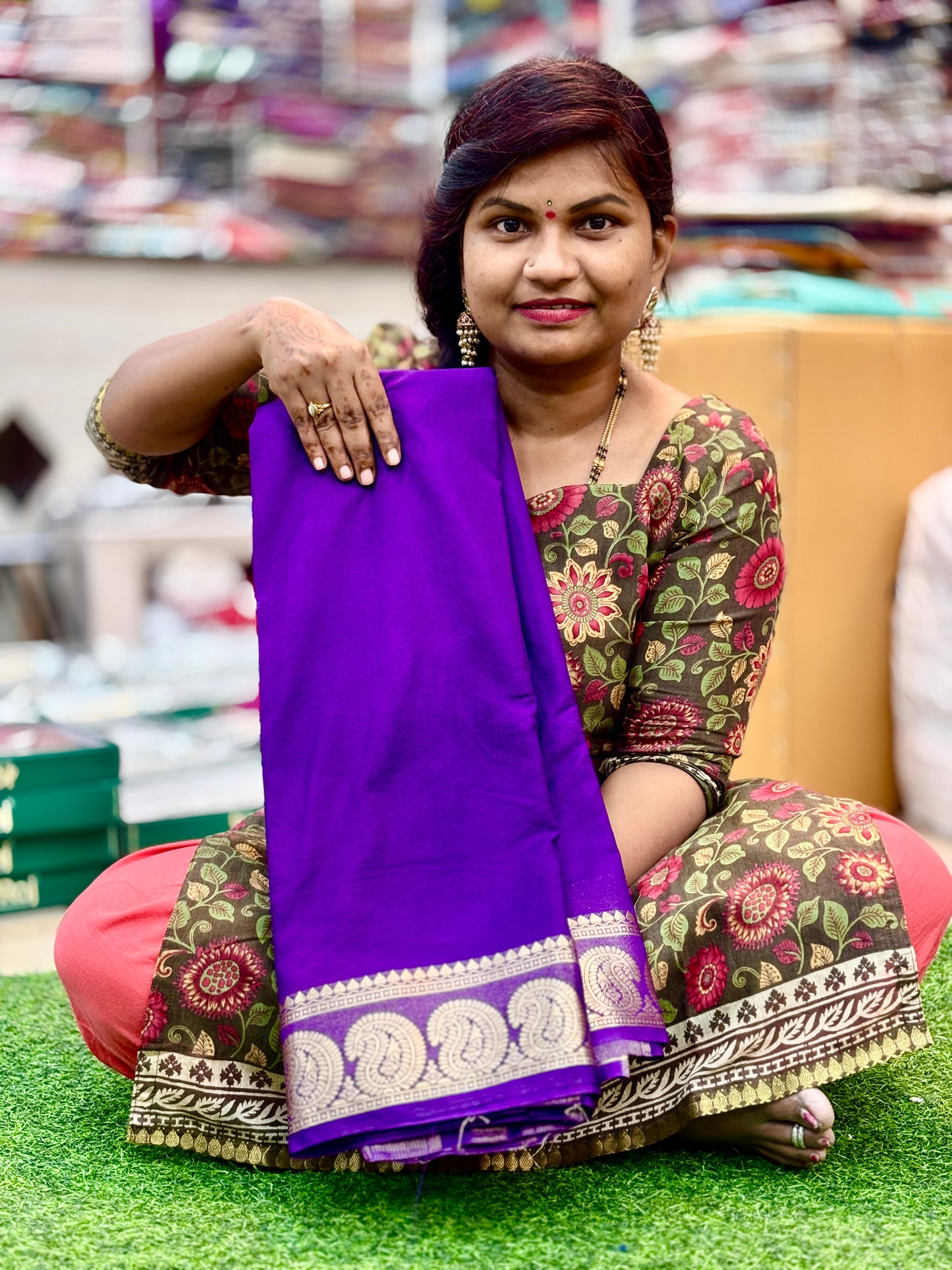 Semi Mysore georgette