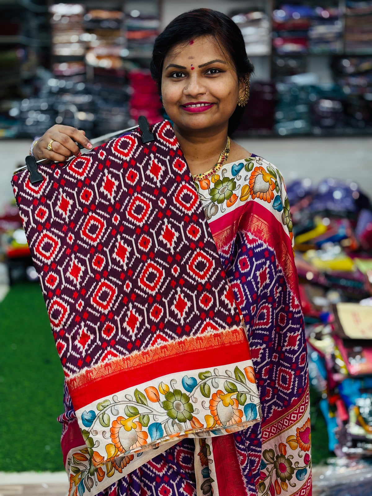 Kalamkari Patola Sarees