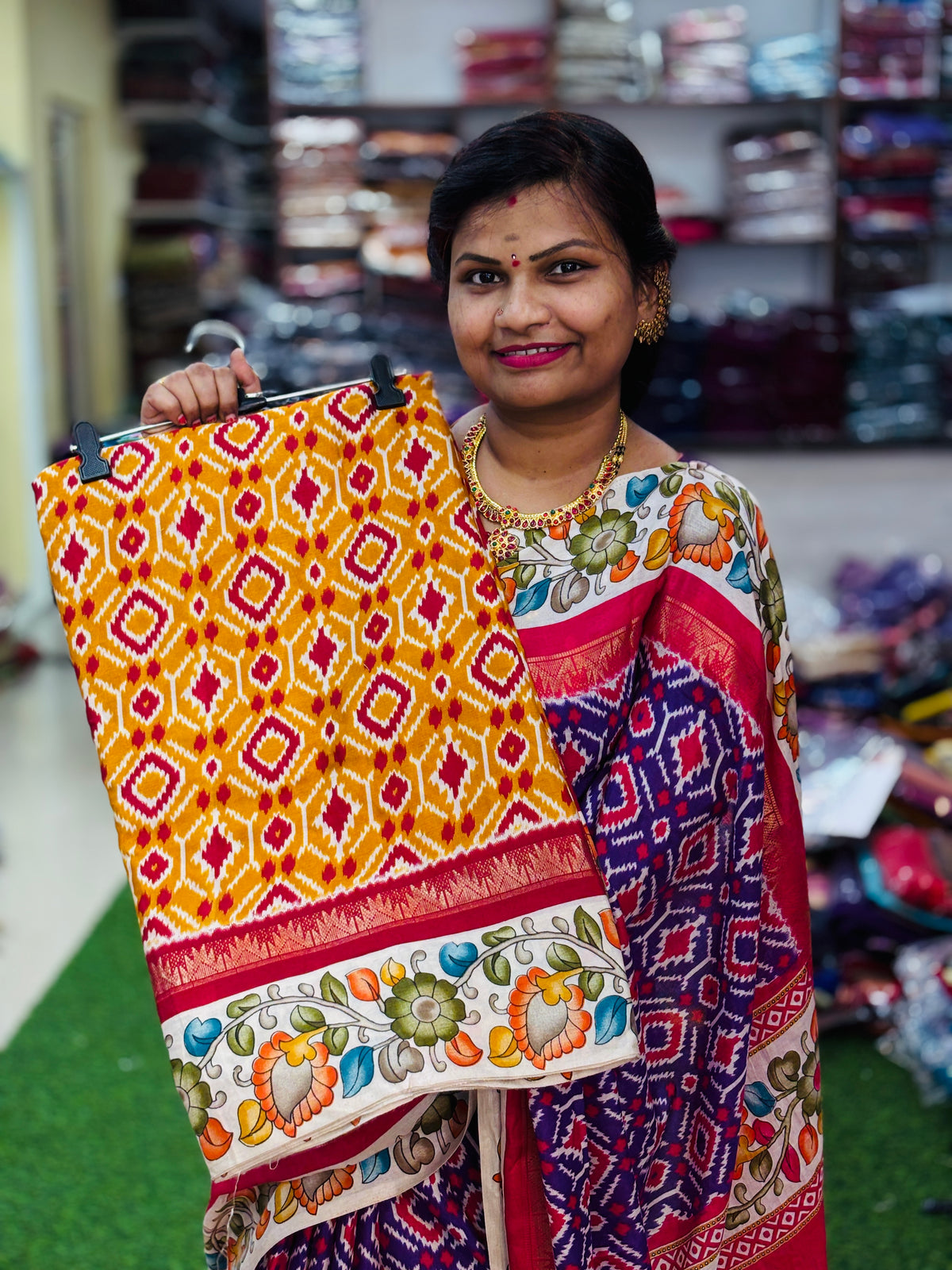 Kalamkari Patola Sarees