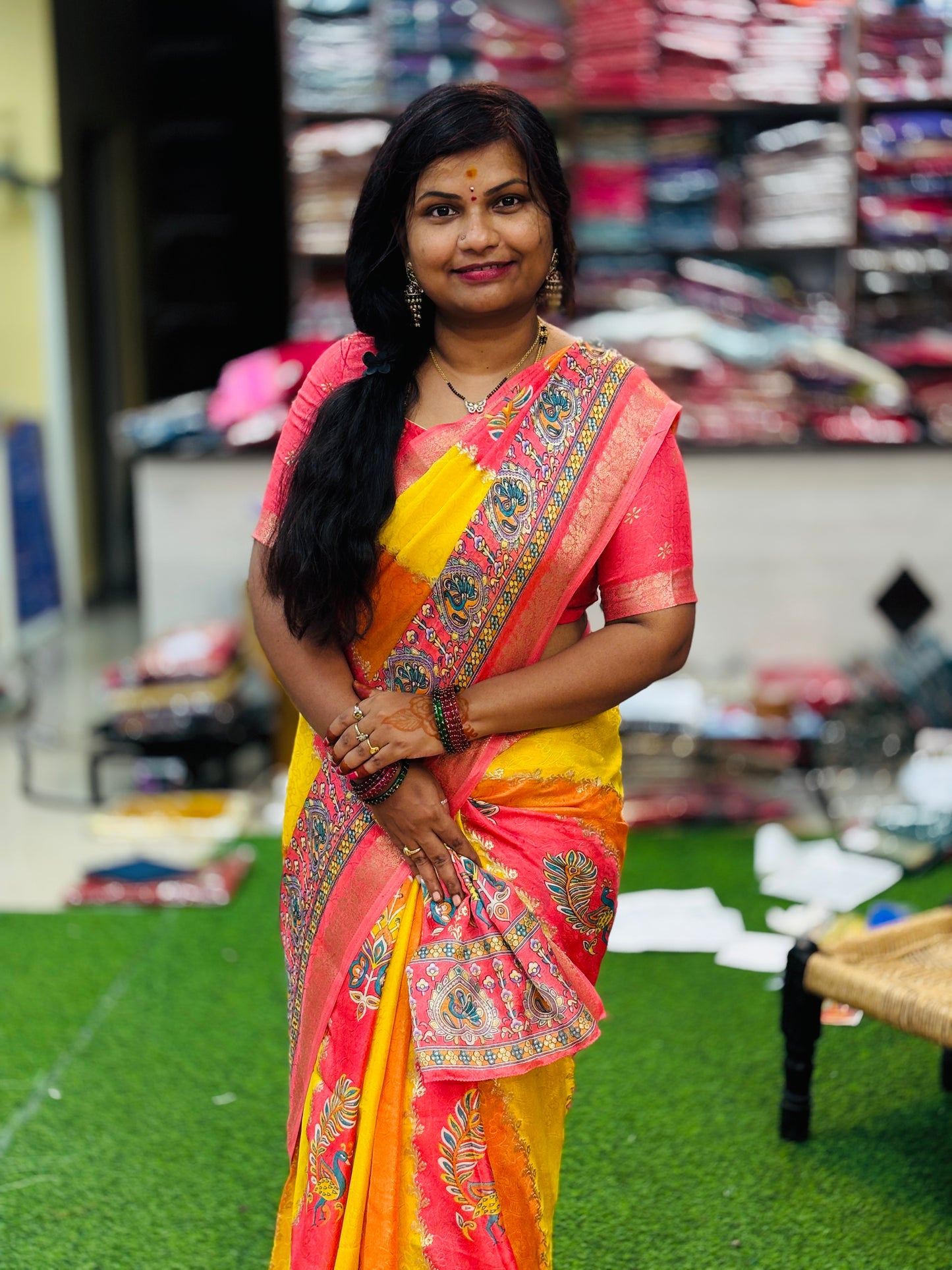 Pochampally Rangkots Sarees