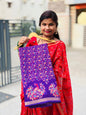 Metallic Georgette Saree