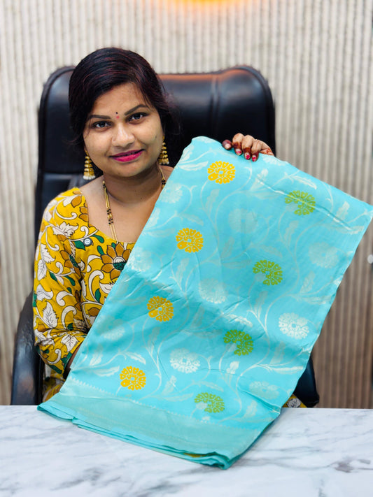 Jamdani Pattu Sarees SG 34