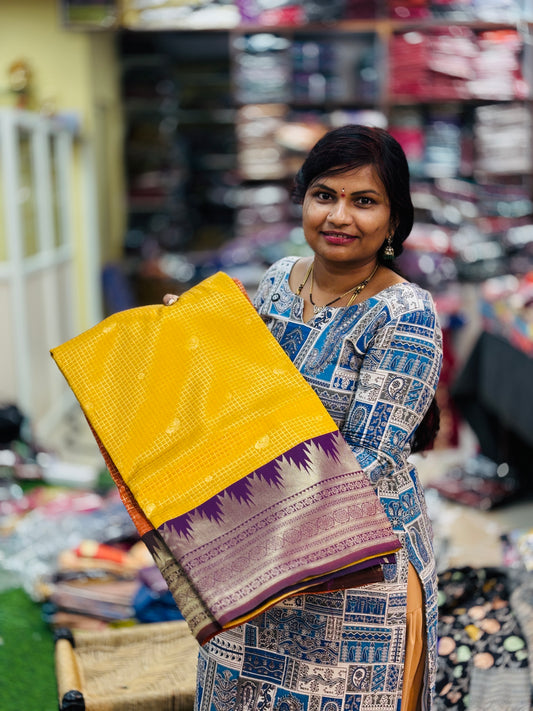 Semi Kanchi Pattu Sarees