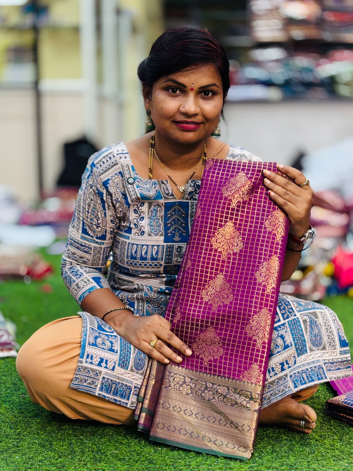 Semi Kanchi pattu sarees