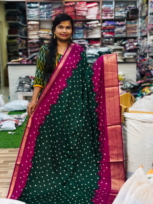 2D Bandini Silk saree