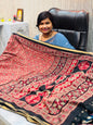 Azrak lenins with foil mirrors  Small borders  Contrast blouse