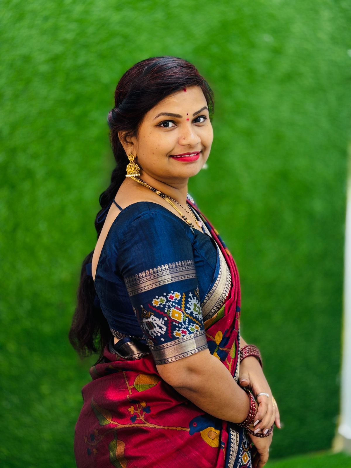 Pochampally Patola Pattu sarees 
Patola borders 
Digital print