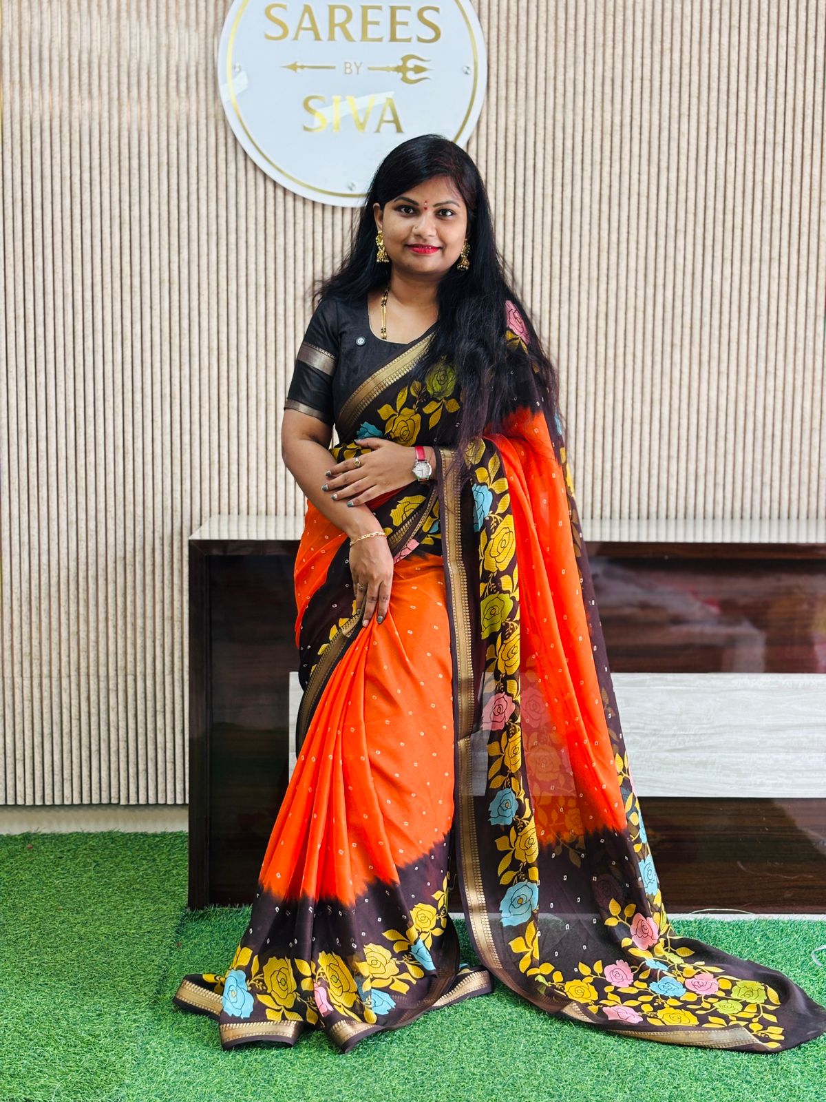 2D Chiffon Bandini