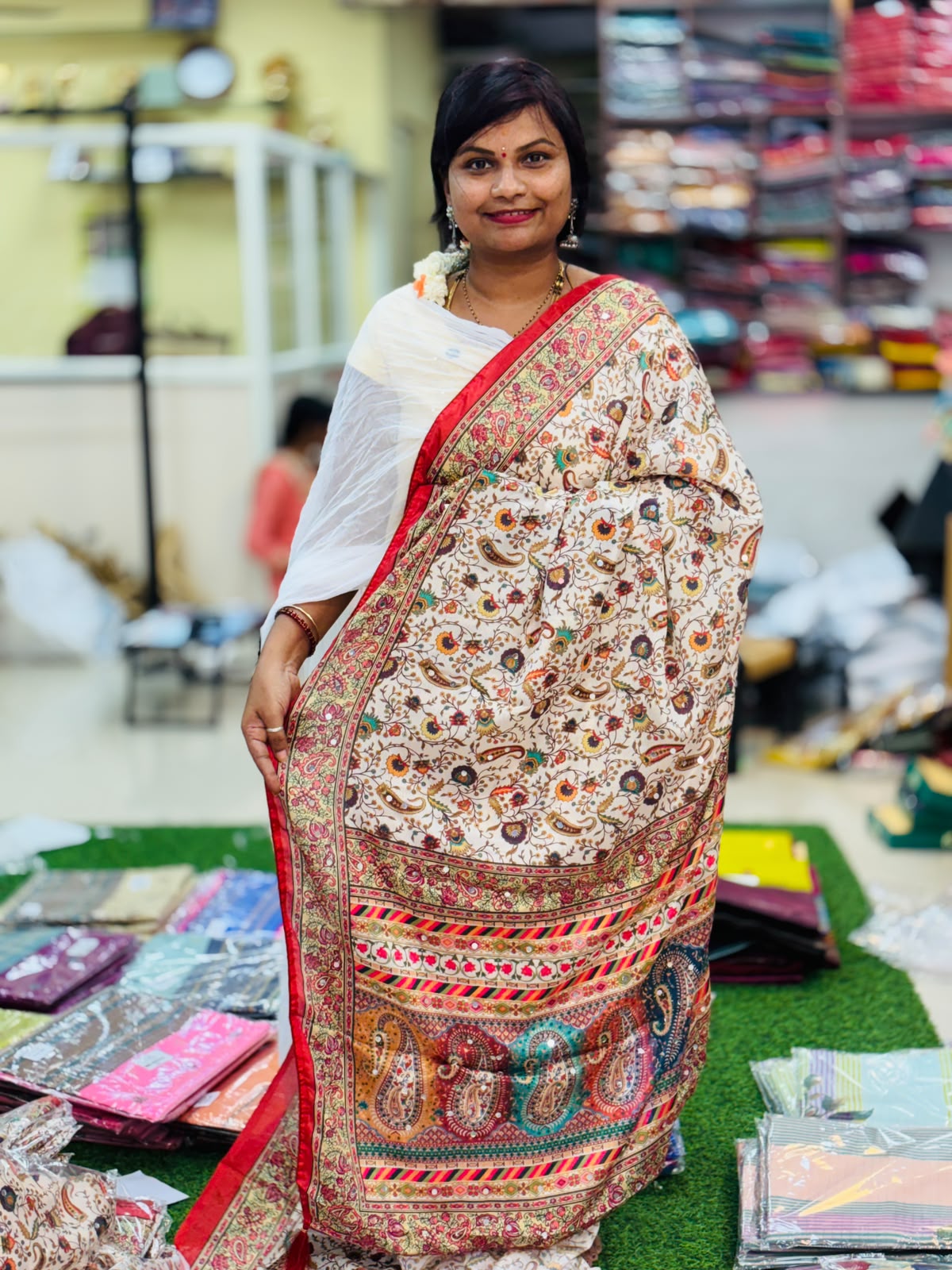 Laya Inspired Azrak sarees