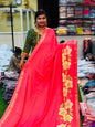 Mangalagiri Mashmellow sarees Peach pink