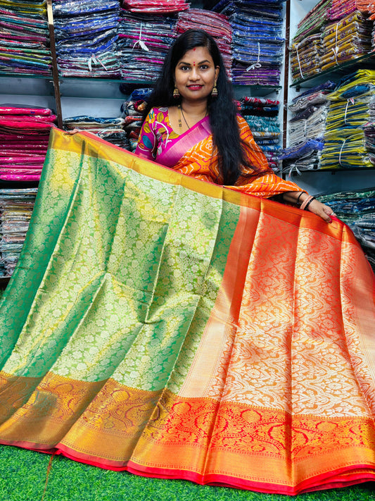Semi Kanchi saree