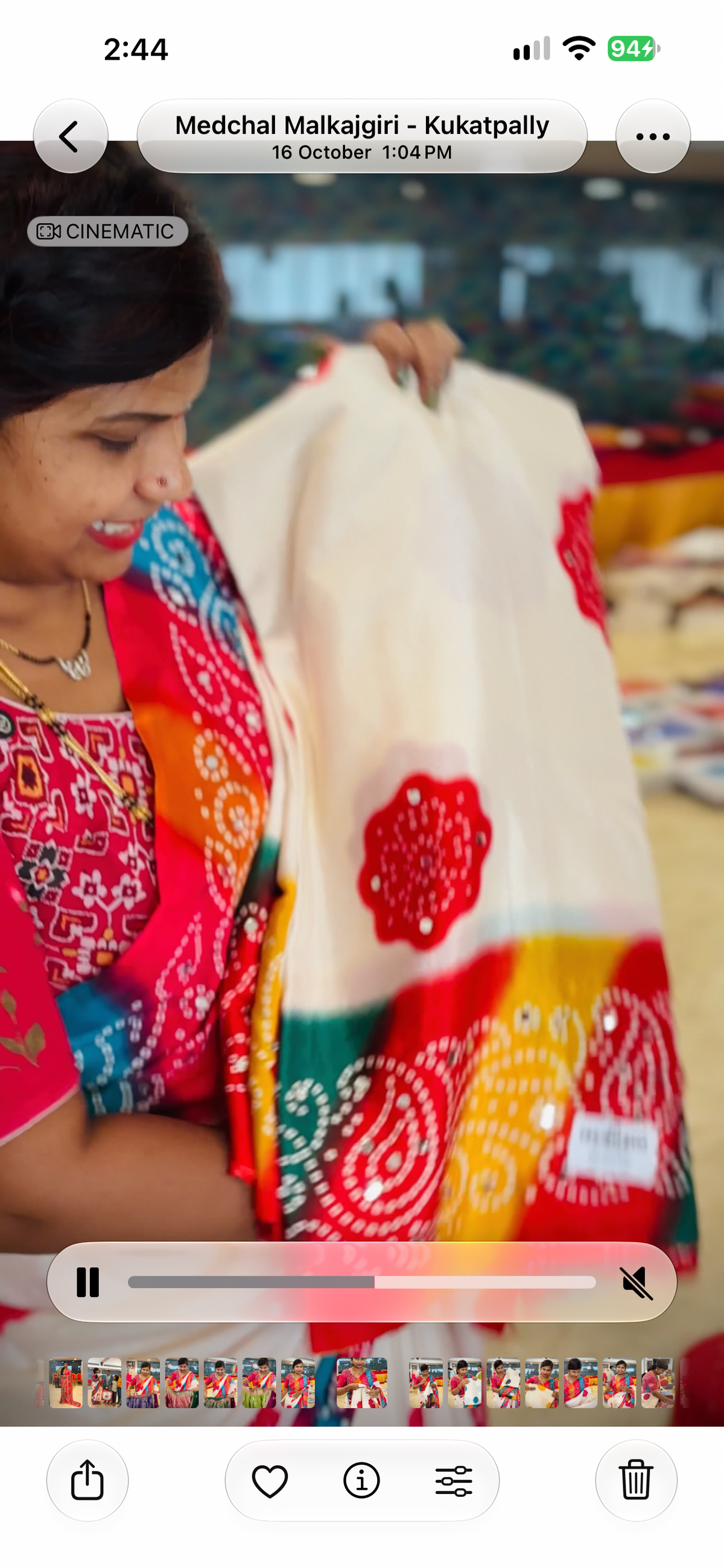 Azrak Model Silk Saree