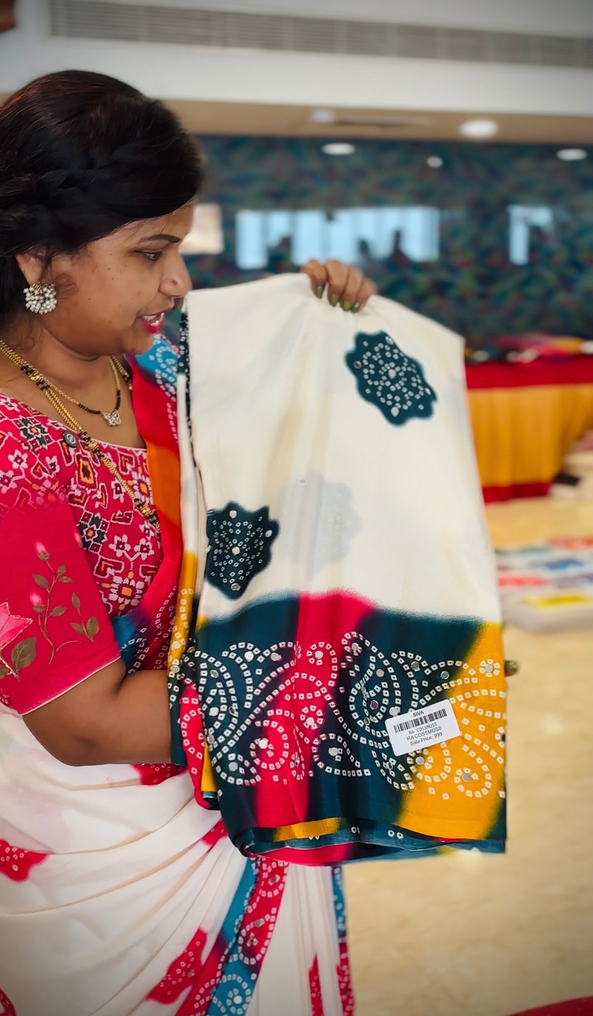 Azrak Model Silk Saree