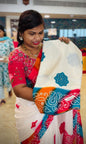 Azrak Model Silk Saree