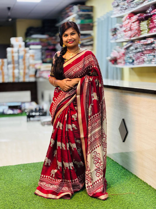 Maheswari Mal Cotton Saree