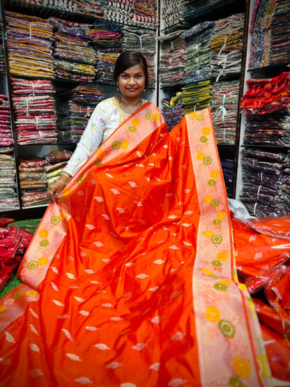 Banarasi pithani Meenakari Weavings