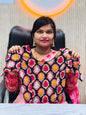 Kalamkari Readymade Blouse – XL Size (Elastic)