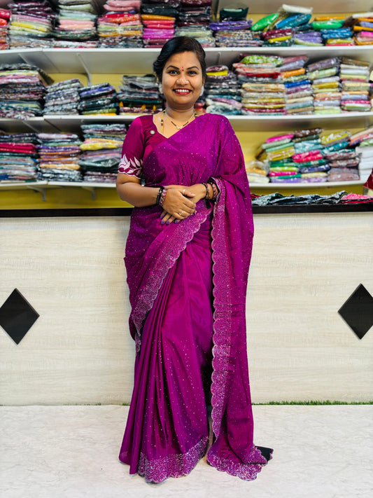Space Silk Saree