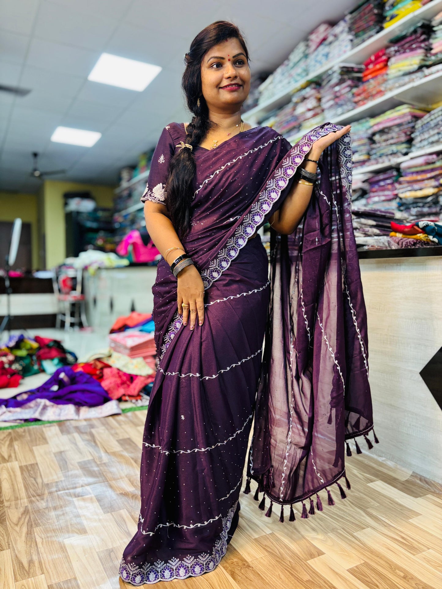 Designer Collection for Deepavali 
Space Cutwork