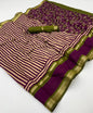 Designer Moonga sarees with scribes 
Gap borders