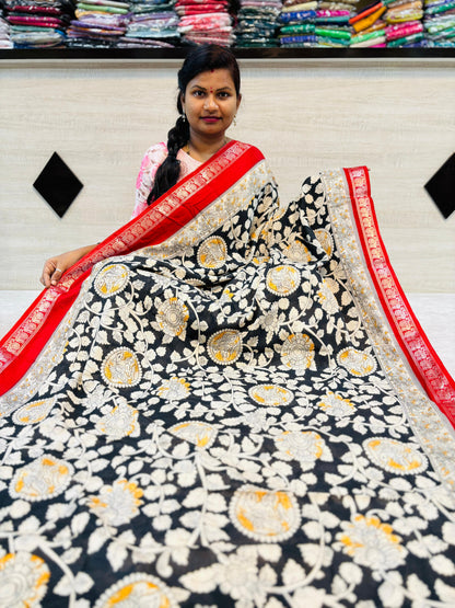 Kalamkari Maheswari silk
