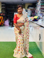 Retro Style Designer Chiffon Sarees