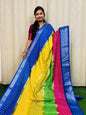 Multi colour Dola Crepe Silk