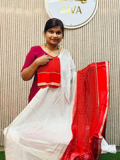 2D Viscouse Georgette Saree