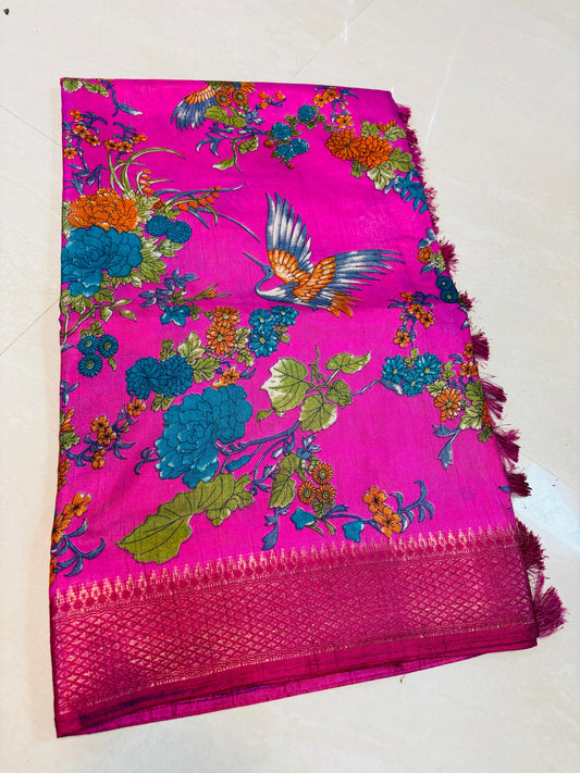 Crape silk