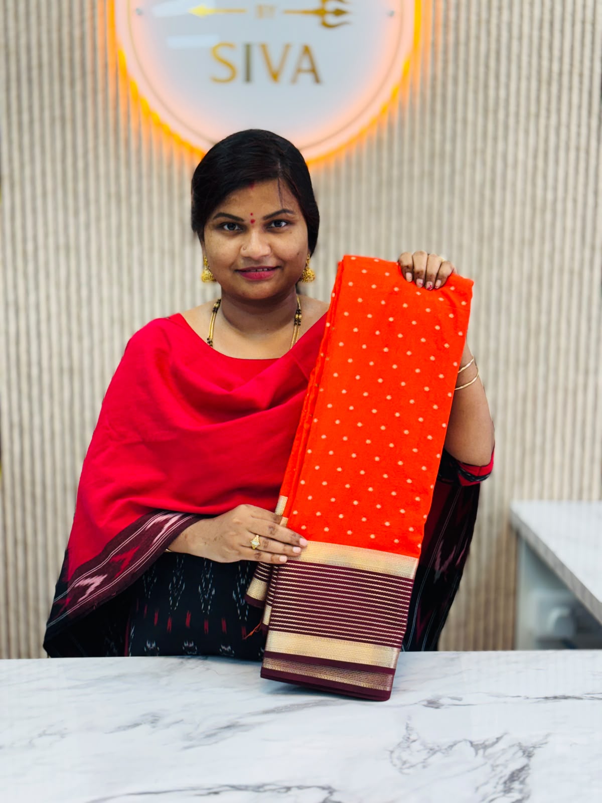 Semi Mysore Crepe Sarees