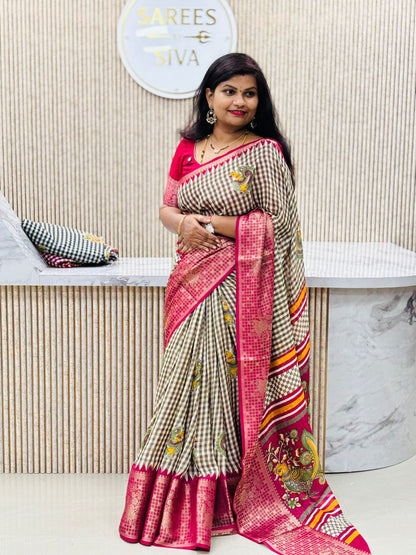 Mangalagiri Mashmellow Kanchi Sarees
