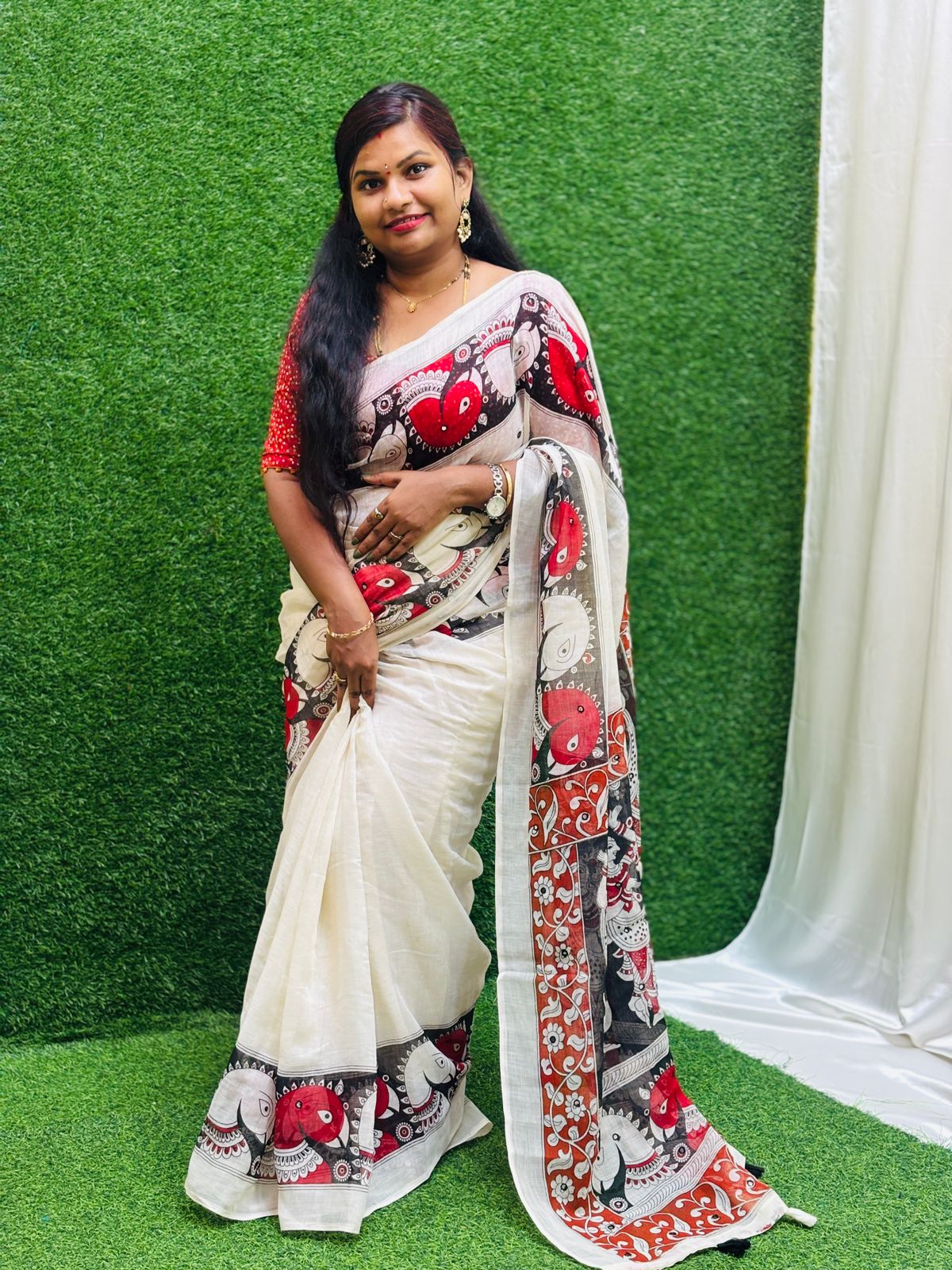 Hand Paint Lenin Cotton