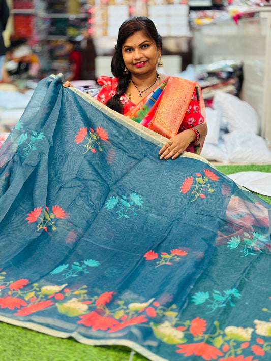 Tulip Chanderi silk