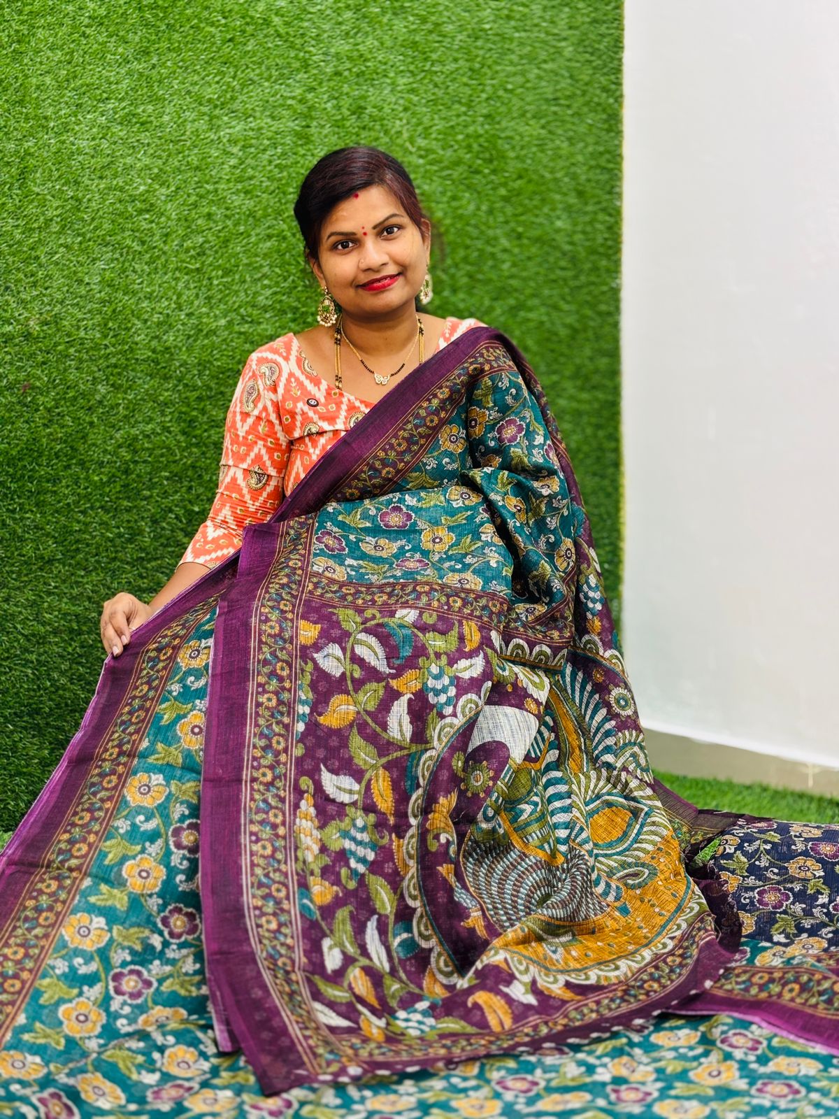 Kalamkari Kota Cotton