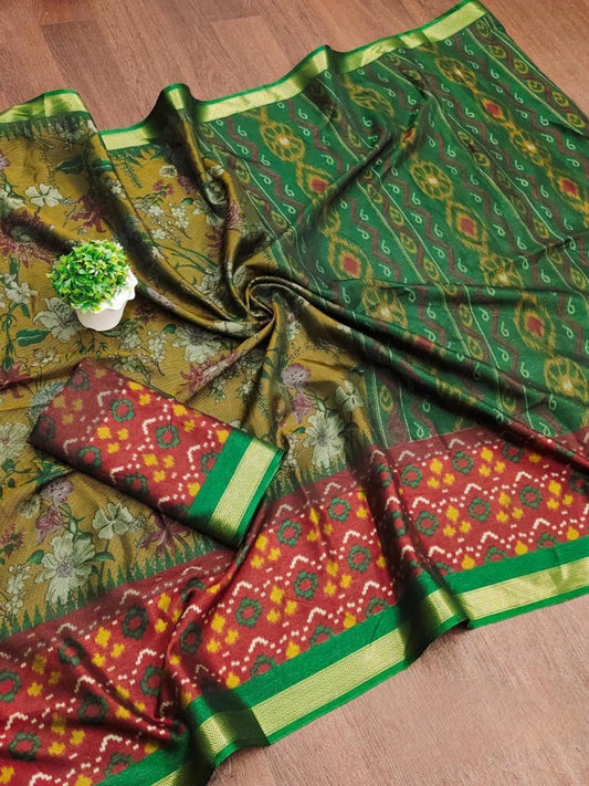Pochampally Silk Sarees ( unstitched )
