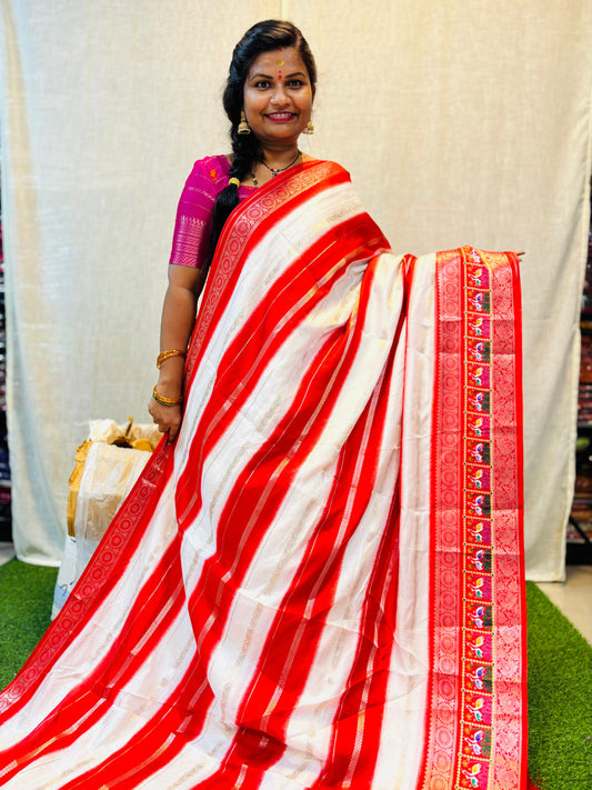 Kanchi Banarasi Crape Silk