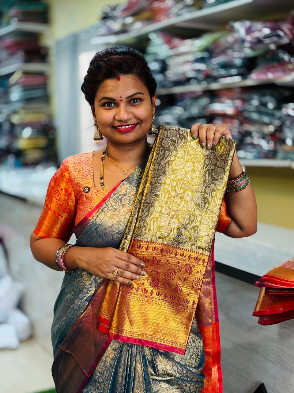 Semi Kanchi Pattu Sarees