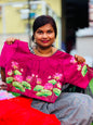 Raw Silk Zardosi Free size Blouse
