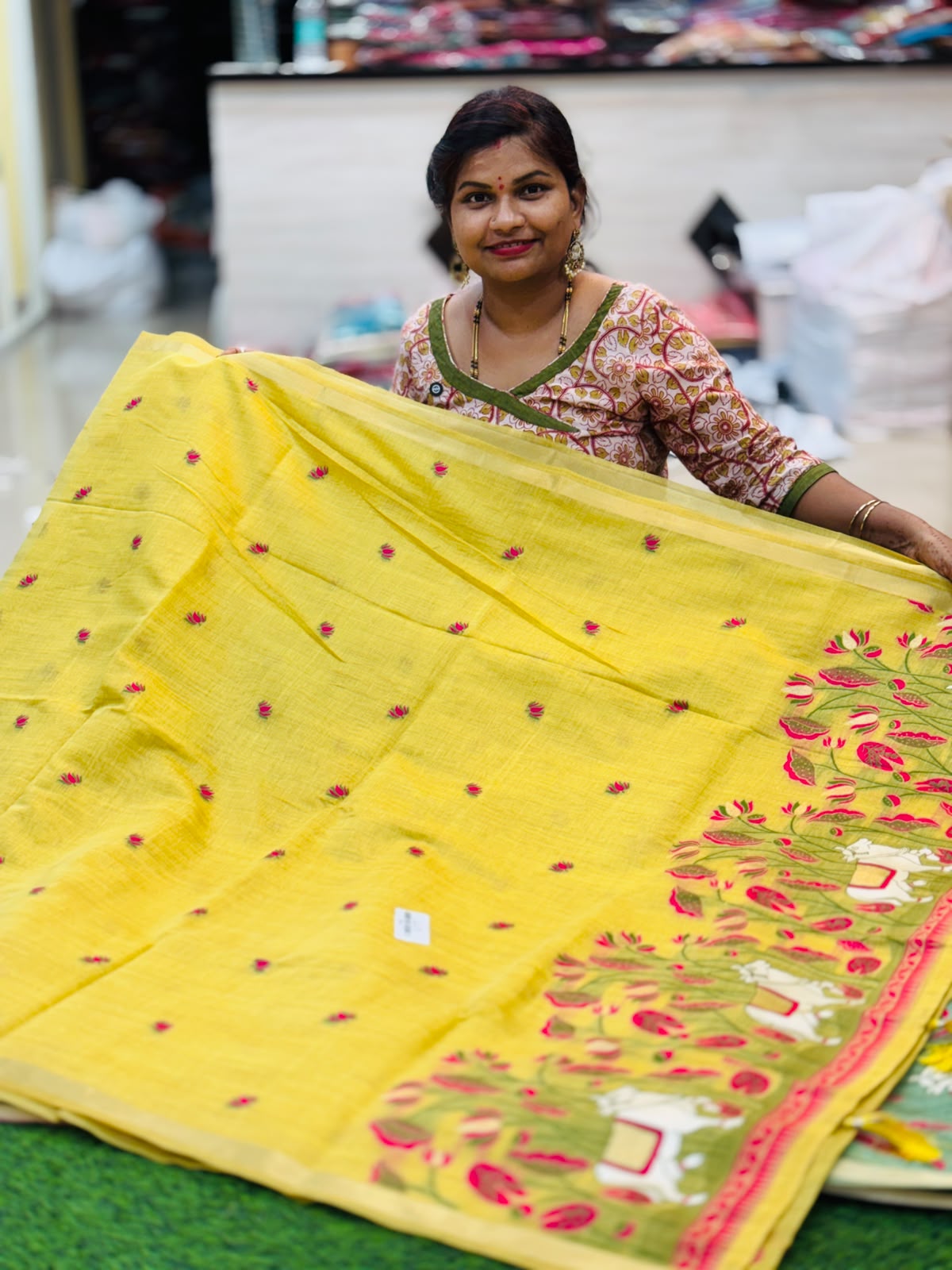 Handloom Lenin jamdani