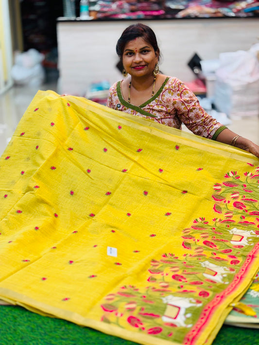 Handloom Lenin jamdani